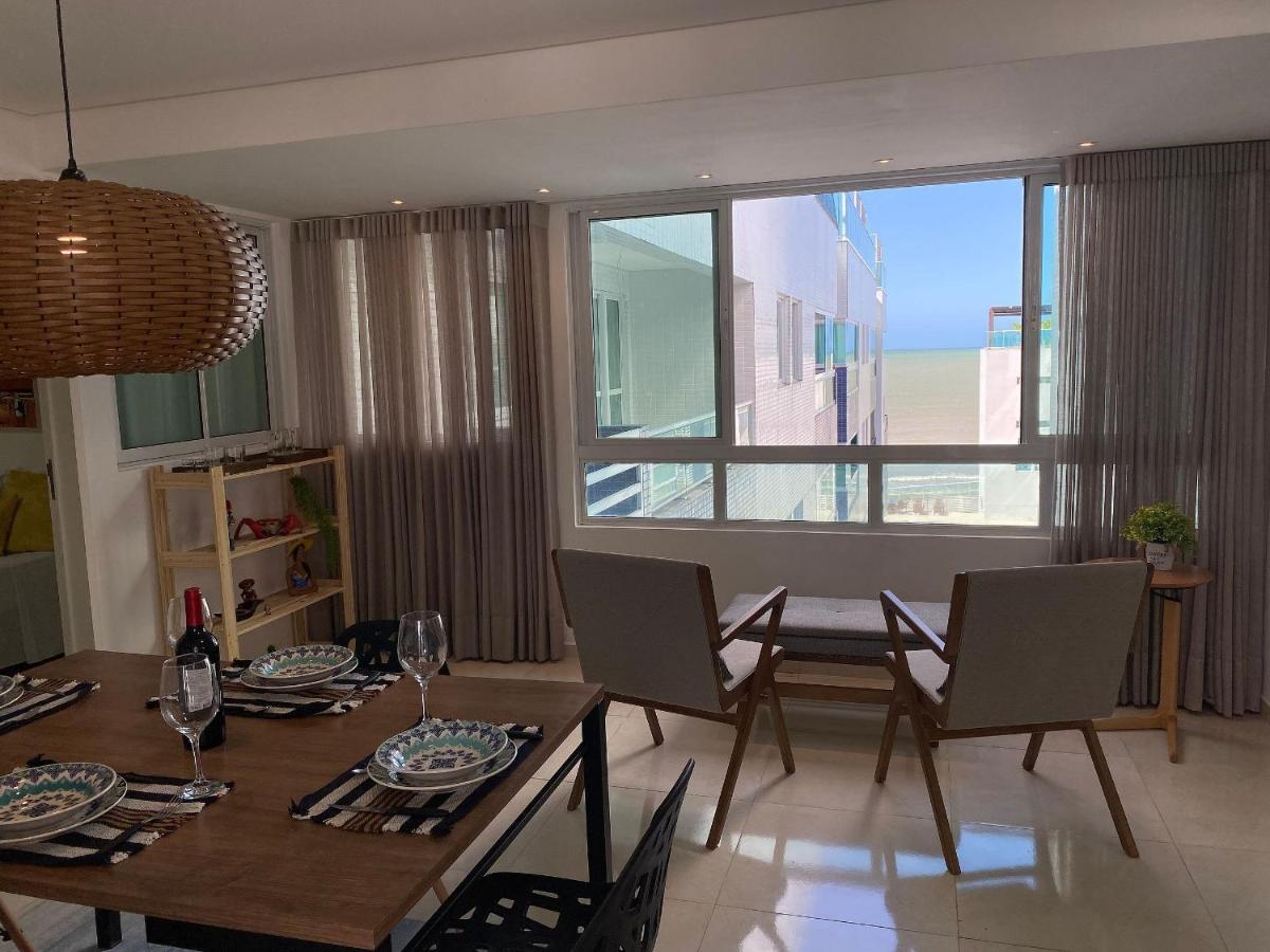 Bela Hospedagem - Pé na areia no Bessa, 02 suites, wifi - Vista piscina e mar João Pessoa Exterior foto
