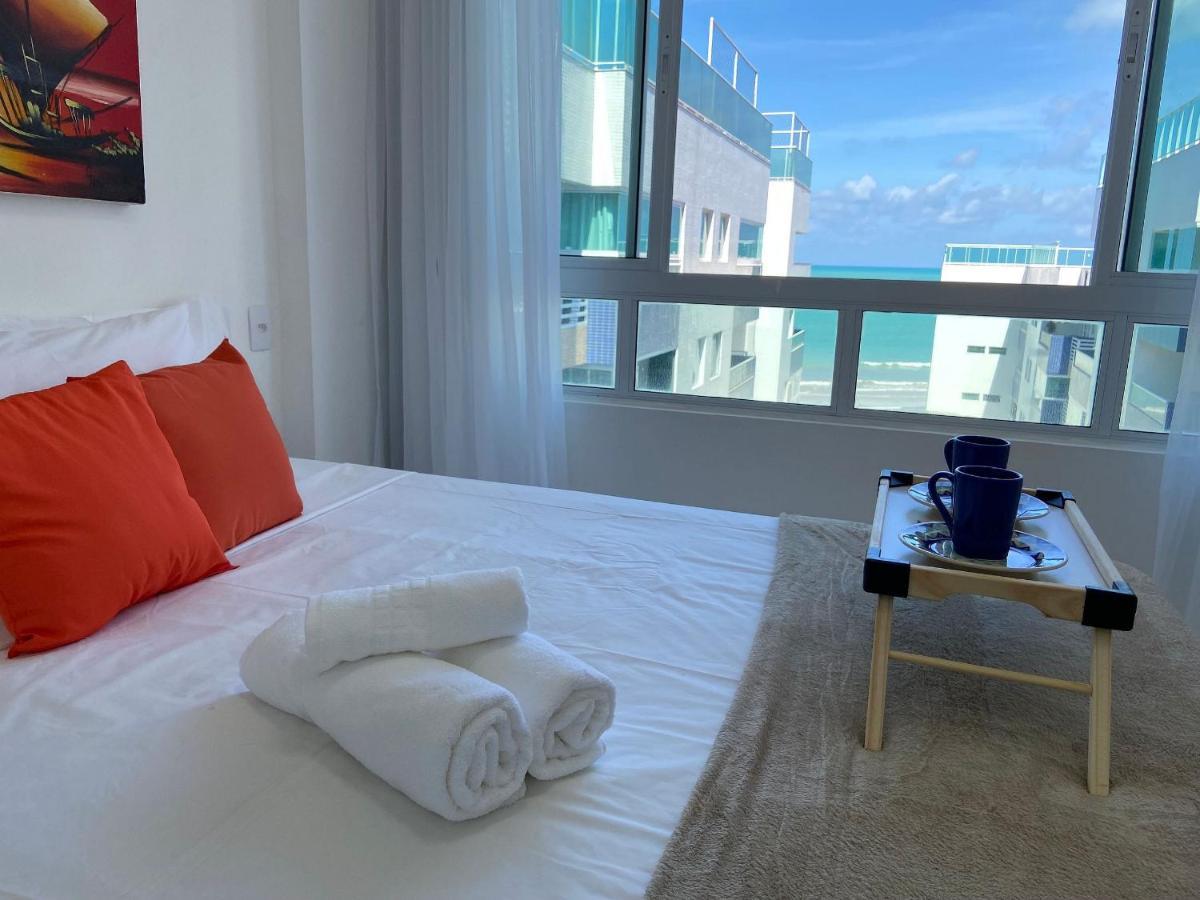 Bela Hospedagem - Pé na areia no Bessa, 02 suites, wifi - Vista piscina e mar João Pessoa Exterior foto