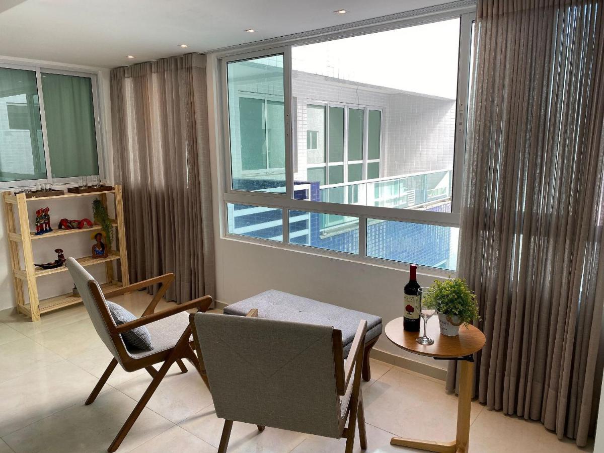 Bela Hospedagem - Pé na areia no Bessa, 02 suites, wifi - Vista piscina e mar João Pessoa Exterior foto